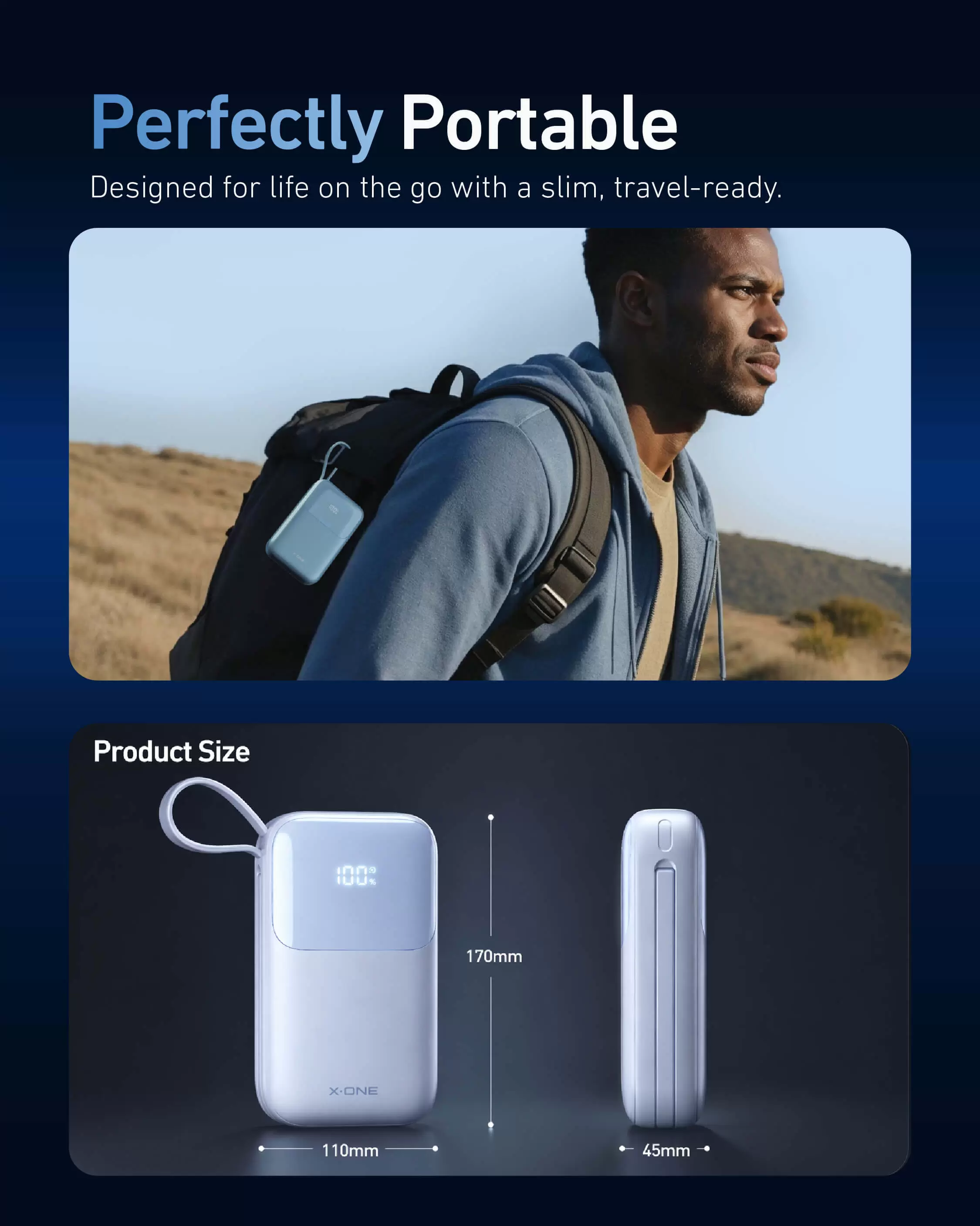 Atom Duo 22.5W 10000mAh パワーバンク