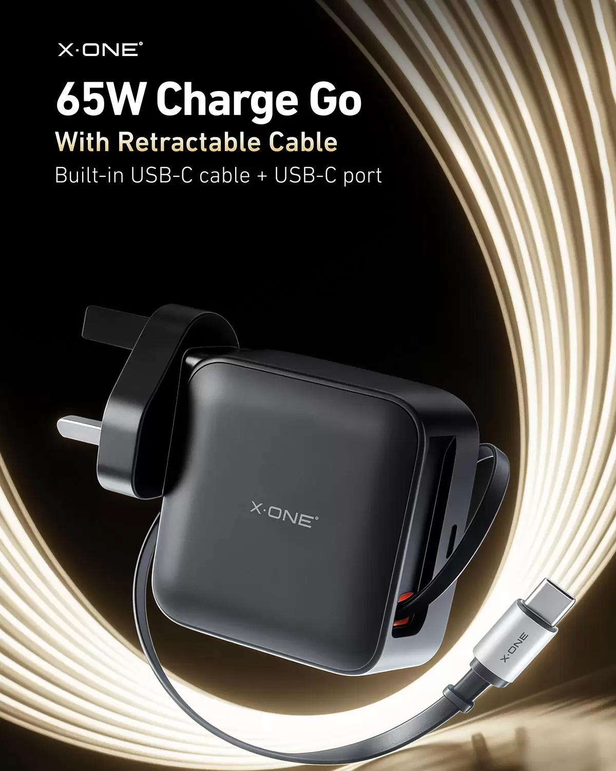 65W チャージゴー格納式
